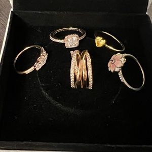 Pandora rings (set of 5)